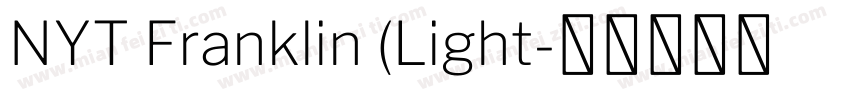 NYT Franklin (Light字体转换